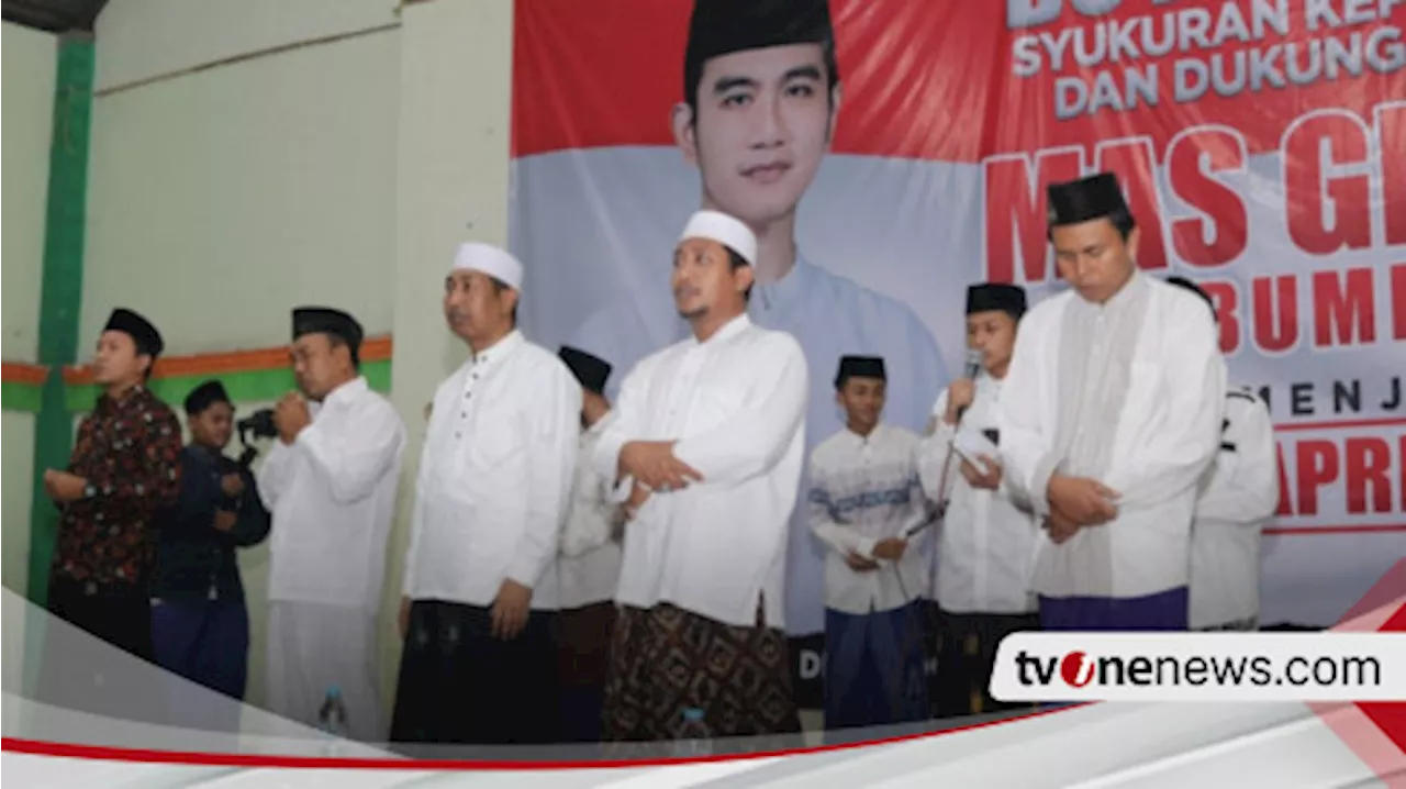 Dukung Gibran Jadi Cawapres Prabowo, Ratusan Santri Milenial Ponpes Nurul Qodim Gelar Doa Bersama