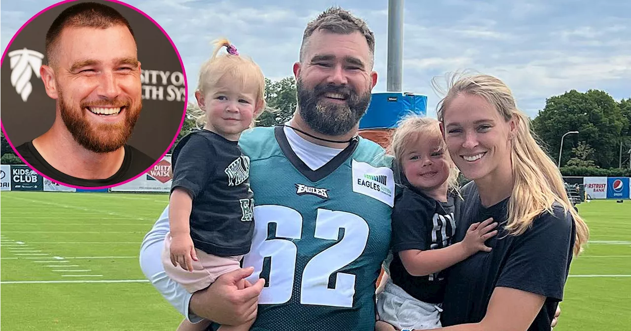 Jason Kelce Says Kylie and Kids Can 'Sometimes' Root for Travis' Team