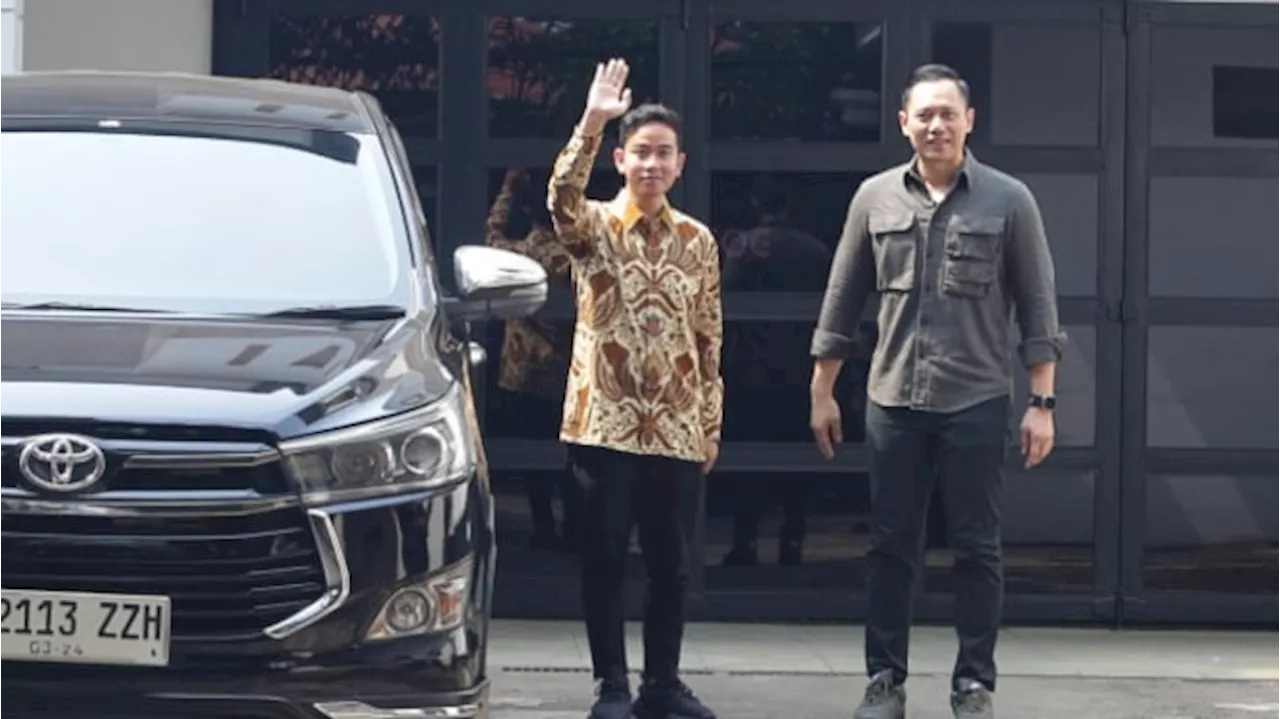 Usai Diusung Golkar Jadi Cawapres, Gibran Datangi Rumah AHY Pagi Ini