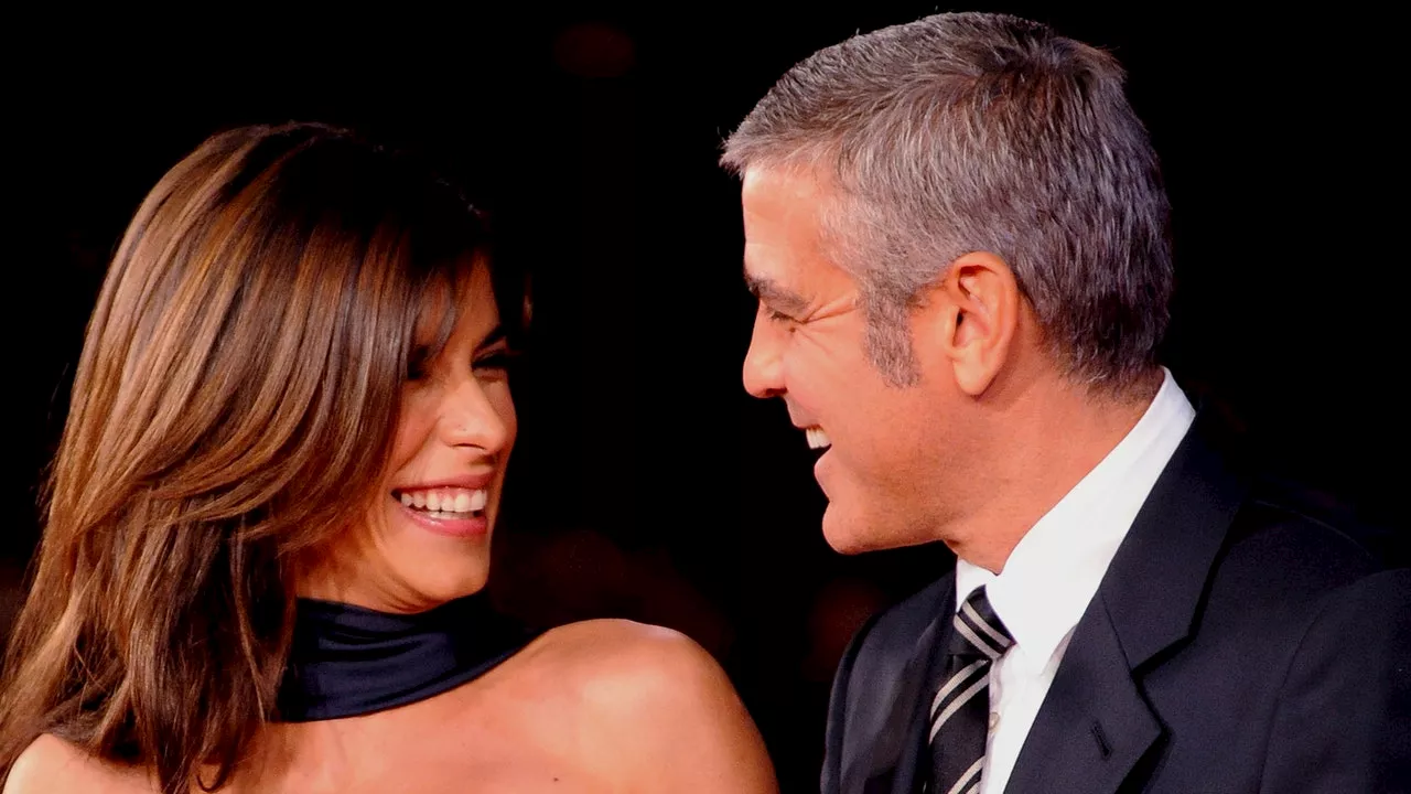 Elisabetta Canalis e George Clooney, il red carpet alla Festa del Cinema di Roma