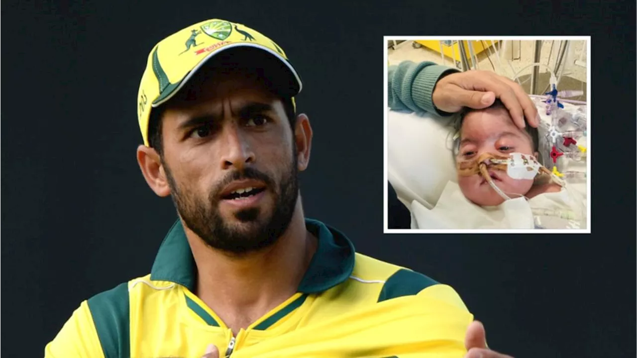 Fawad Ahmed announces his four-month-old son has died after ‘painful and tough fight’