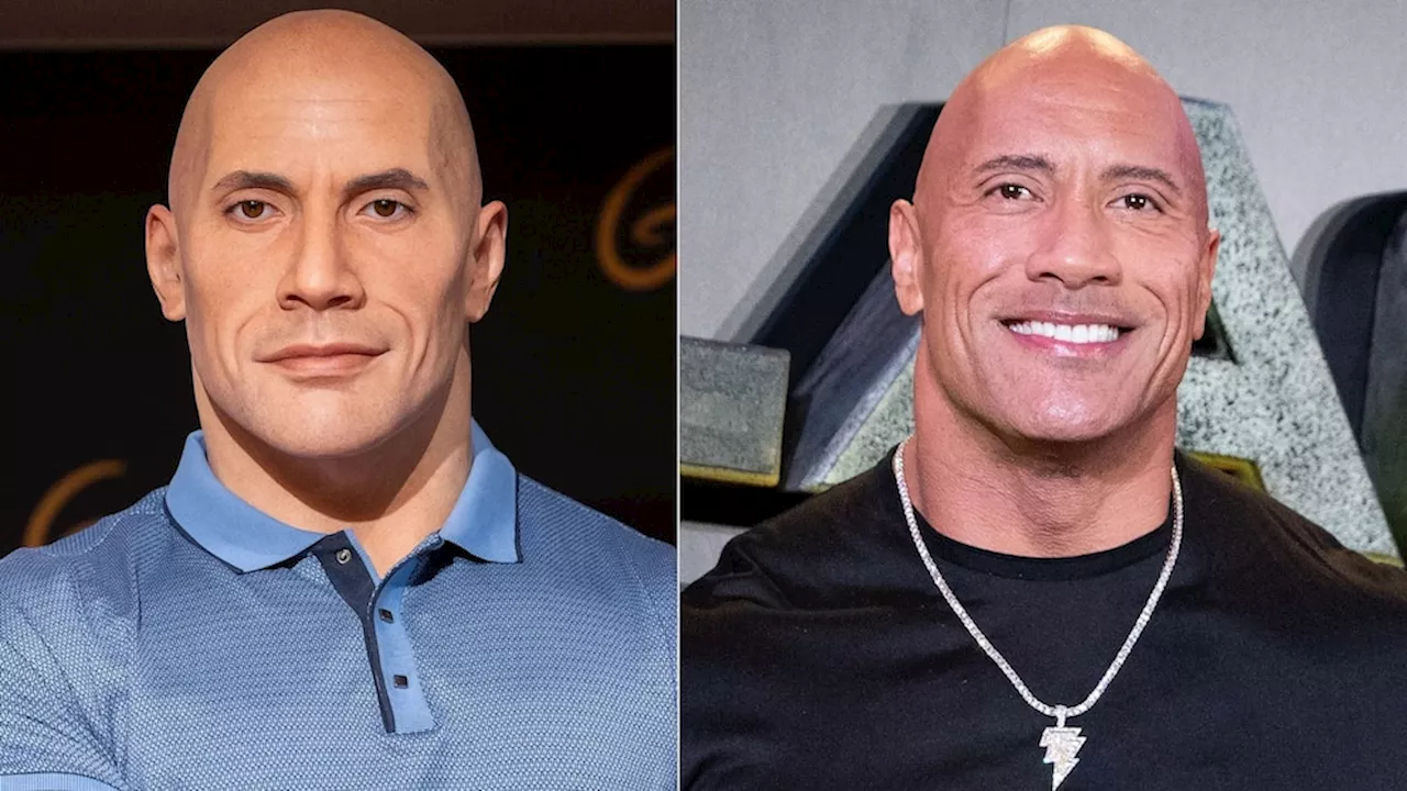 Dwayne Johnson says museum needs to fix his wax figure's skin color