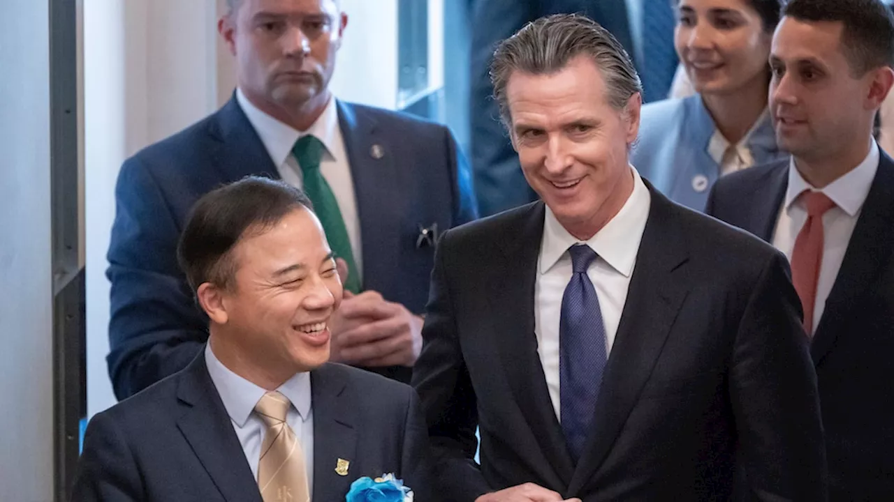 Newsom assures California always a partner on climate change as he begins China trip