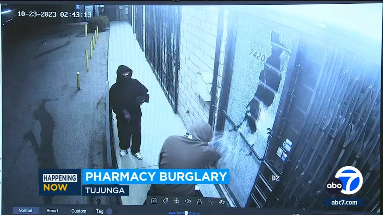 LAPD investigating back-to-back burglaries at pharmacies in Tujunga