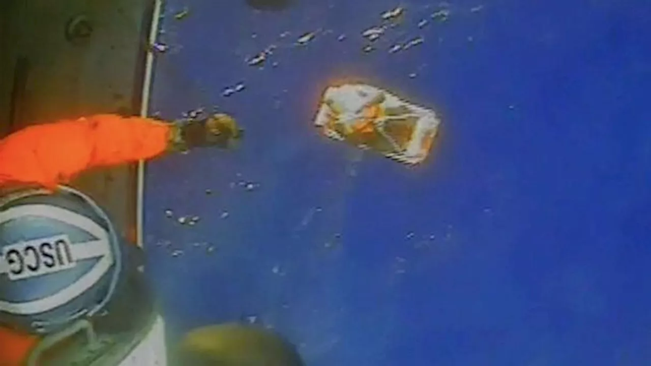 Coast Guard rescues 4 Canadians from capsized catamaran off North Carolina