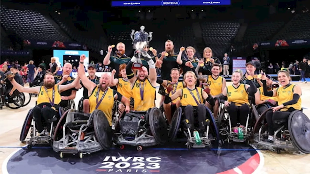 Australia wins International Wheelchair Rugby World Cup, beating Canada 53-48 in Paris