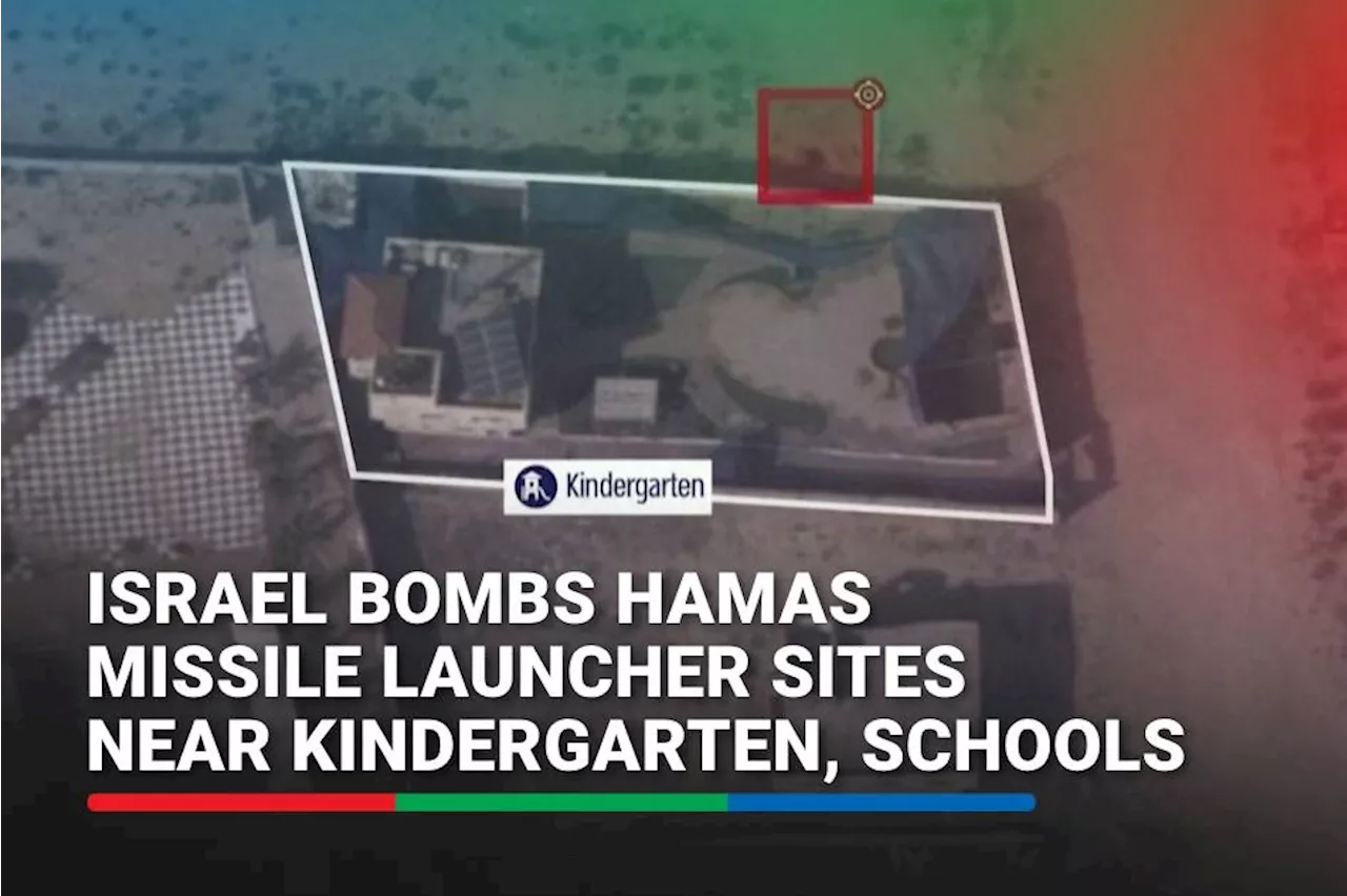 Israel bombs Hamas missile launcher sites near kindergarten, schools