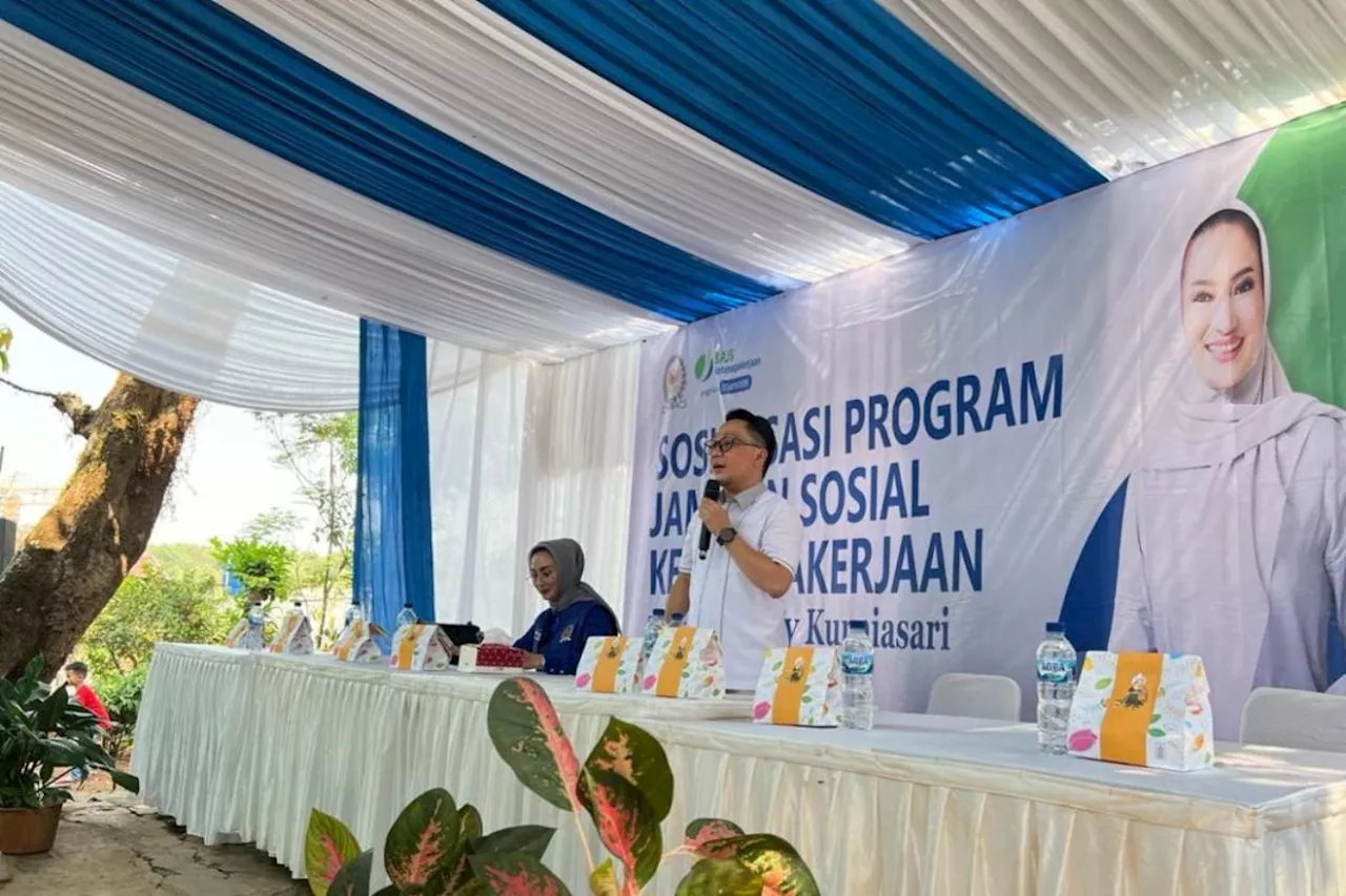 BPJS Ketenagakerjaan edukasi program JKK dan JKM ke warga Cinere