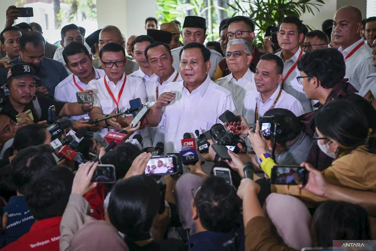 Prabowo: Partai KIM konsolidasi internal usai penetapan Prabowo-Gibran