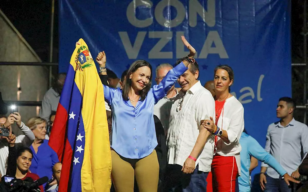 Machado, elegida por la oposición venezolana como su candidata en 2024 pese a estar inhabilitada