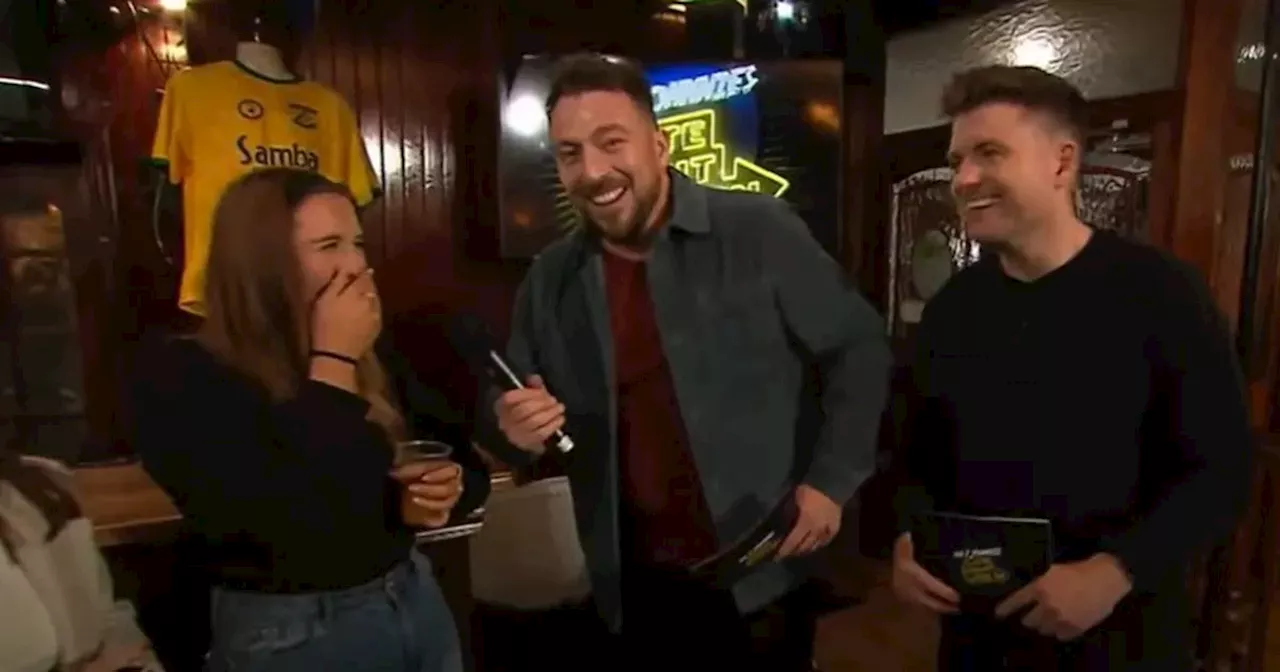 Watch: The 2 Johnnies crack up over NI woman's laugh