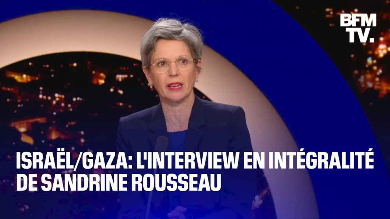 Israël/Gaza: l'interview de Sandrine Rousseau en intégralité