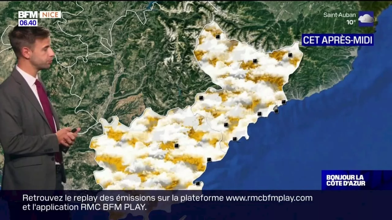 Météo Côte d'Azur: journée nuageuse mais pas de précipitations