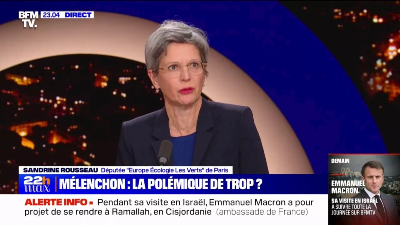 Sandrine Rousseau (EELV): 'Pour ne pas être accusés [d'antisémitisme], il ne faut pas prêter le bâton pour se faire battre'