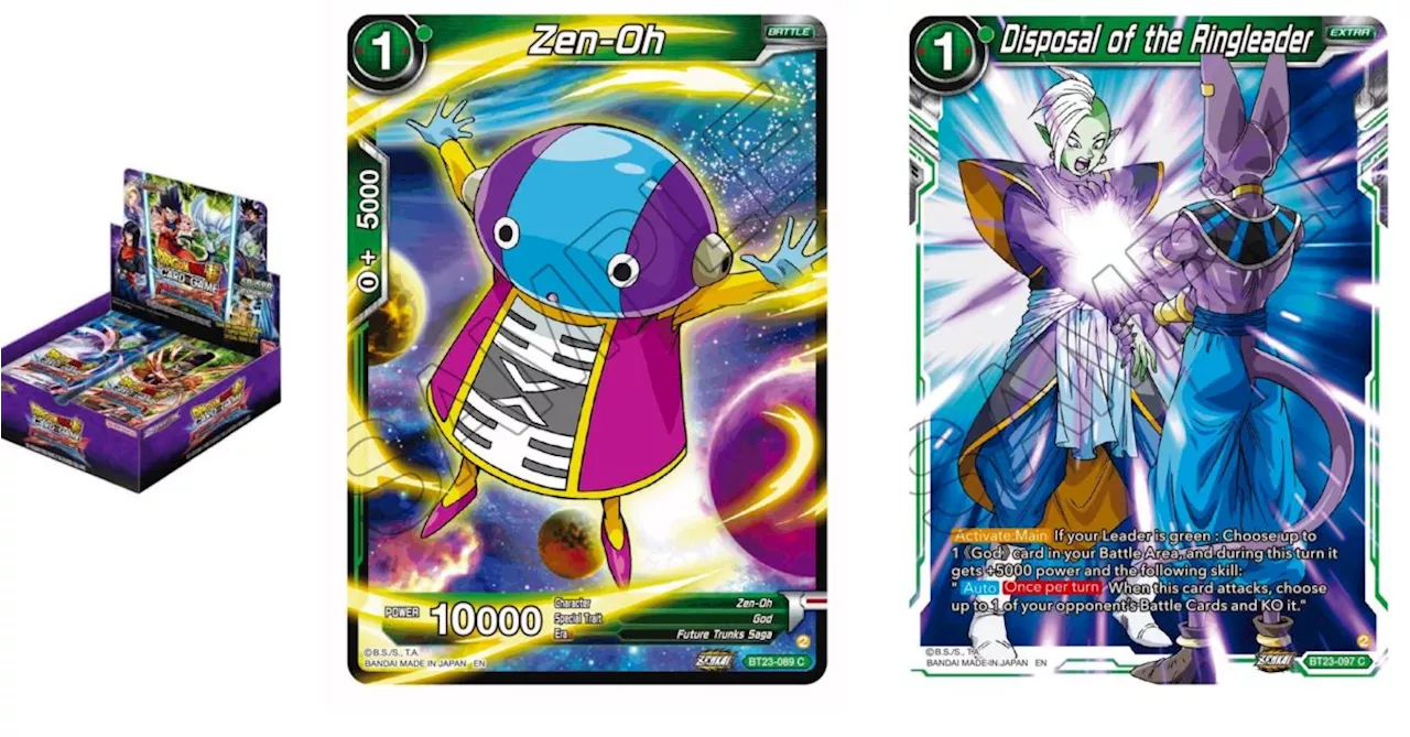 Dragon Ball Super Reveals Perfect Combination Cards: Zen-Oh