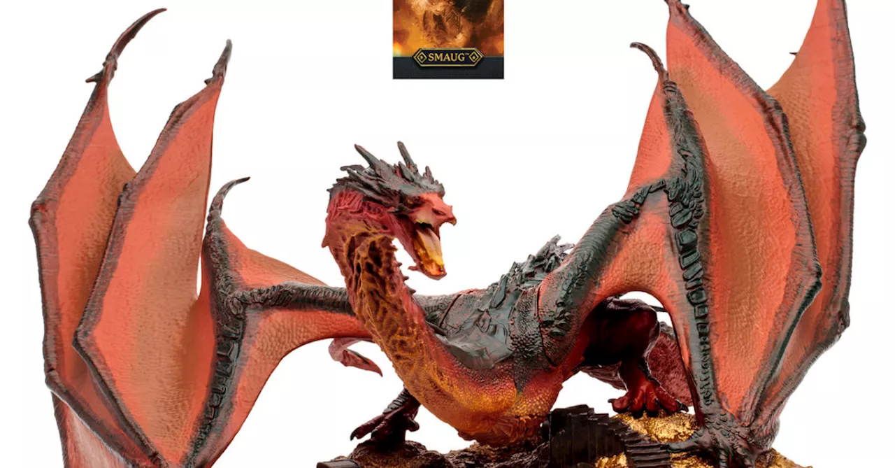 Smaug from The Hobbit Returns for McFarlane Toys Dragons Collection