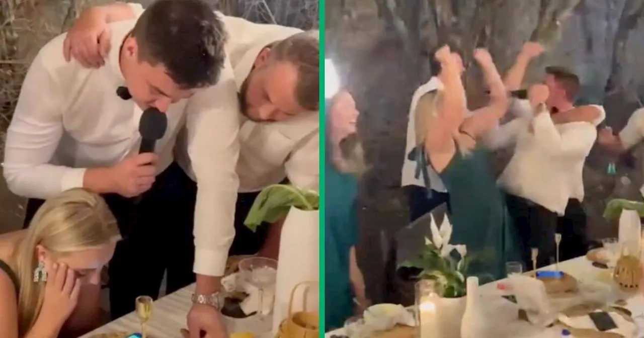 TikTok Video Shows Wedding Guests Erupt in Cheers As Springboks Make Rugby World Cup Semi-Finals