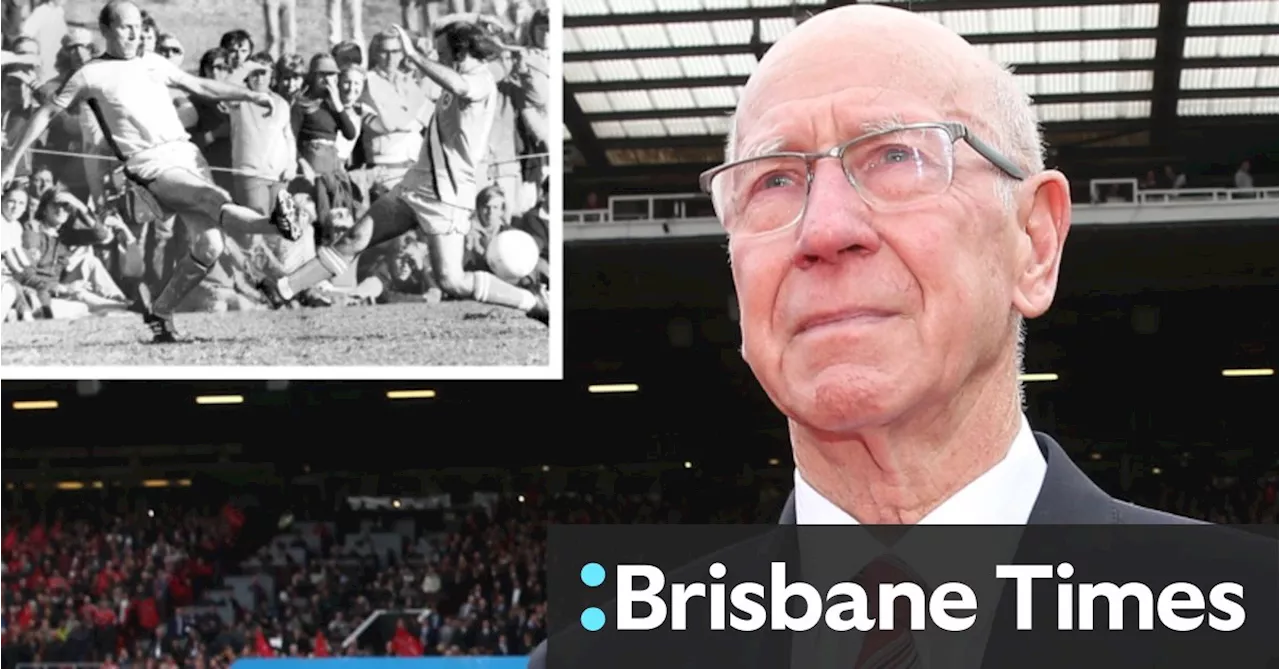 How the great Bobby Charlton ended up scoring his final goal in Sydney