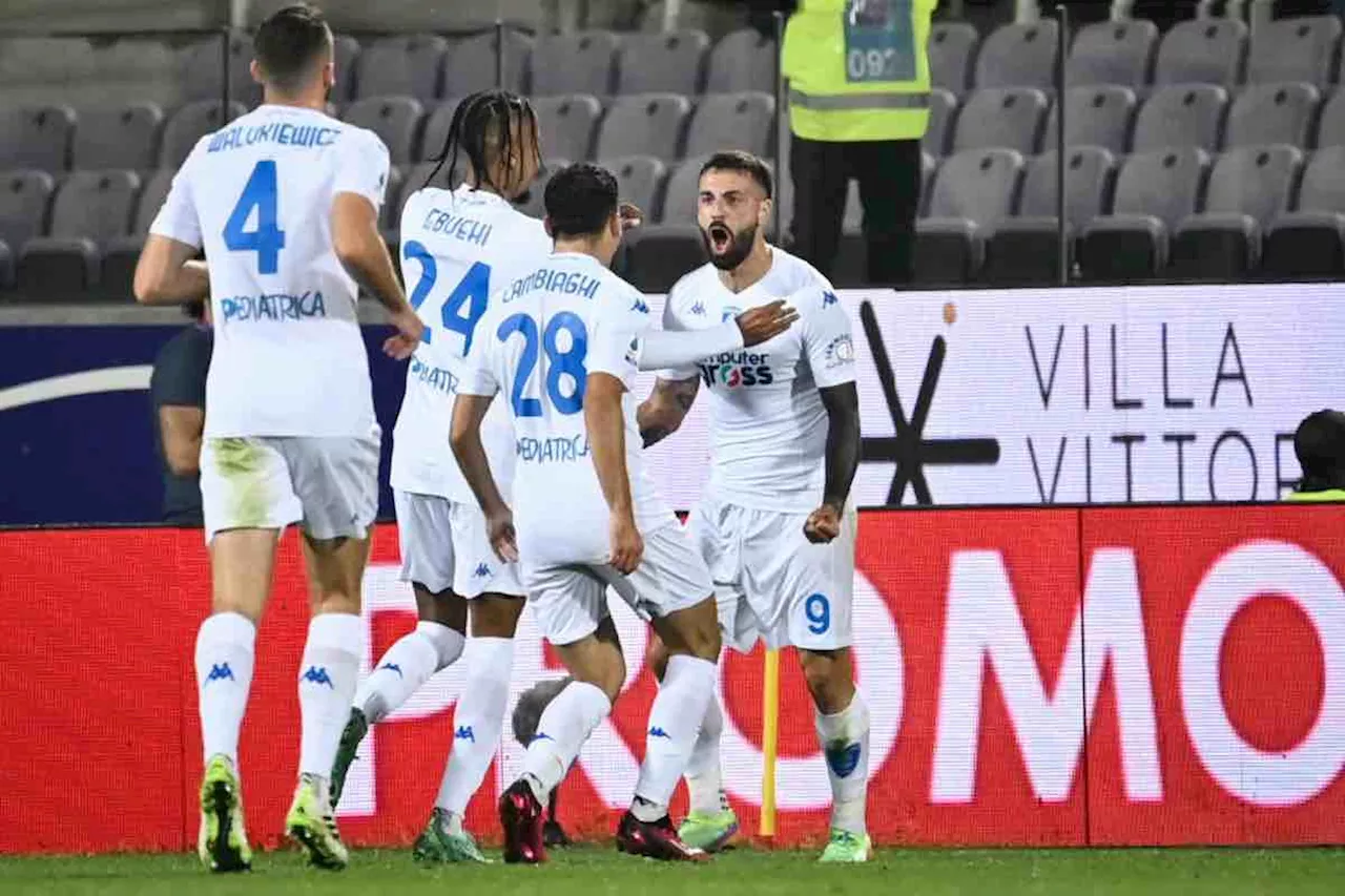 Caputo e Gyasi fermano la Fiorentina: l’Empoli fa suo il derby