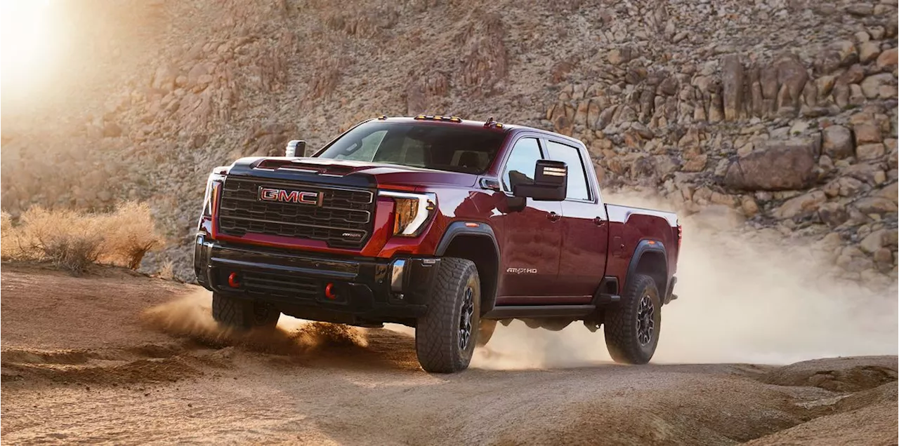 View Photos of the 2024 GMC Sierra 2500HD AT4X and AT4X AEV