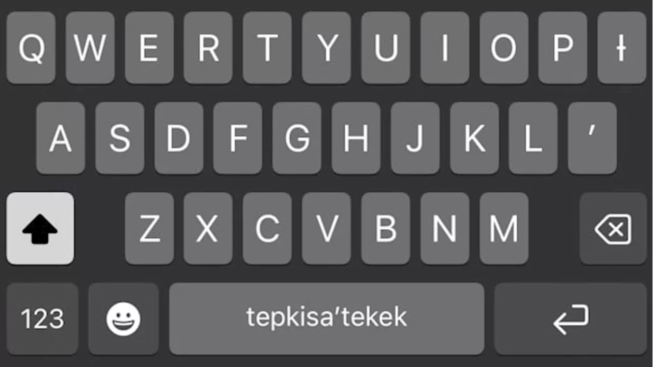 Mi'kmaw language users can now text with new Apple keyboard