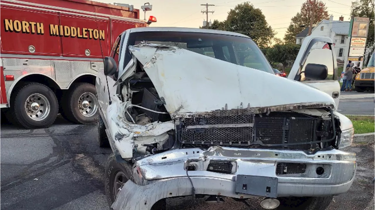 Police: Several students injured after pickup truck collides with school bus in Cumberland County