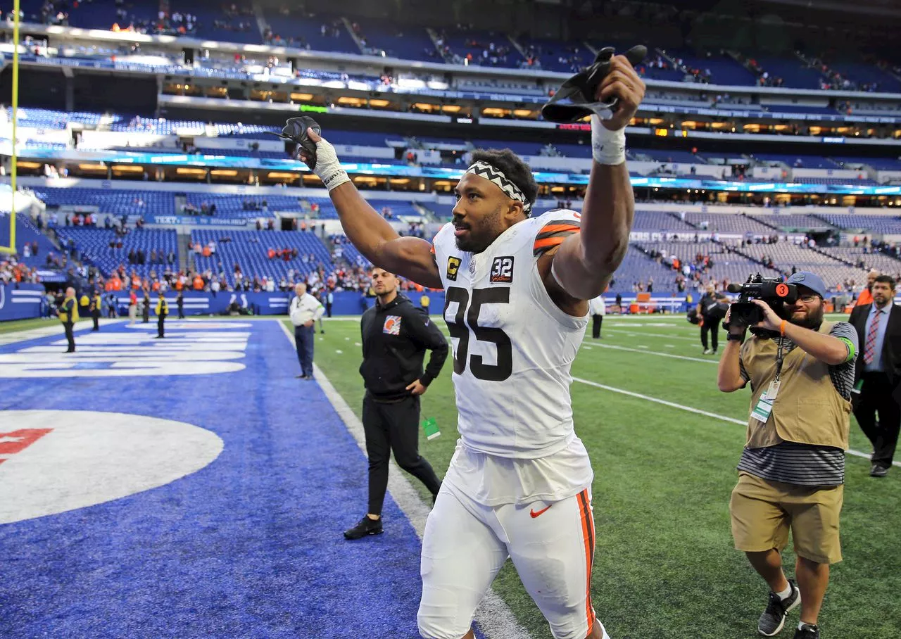 Godzilla, Superman and all the ways Myles Garrett’s teammates described him after an indescribable performance