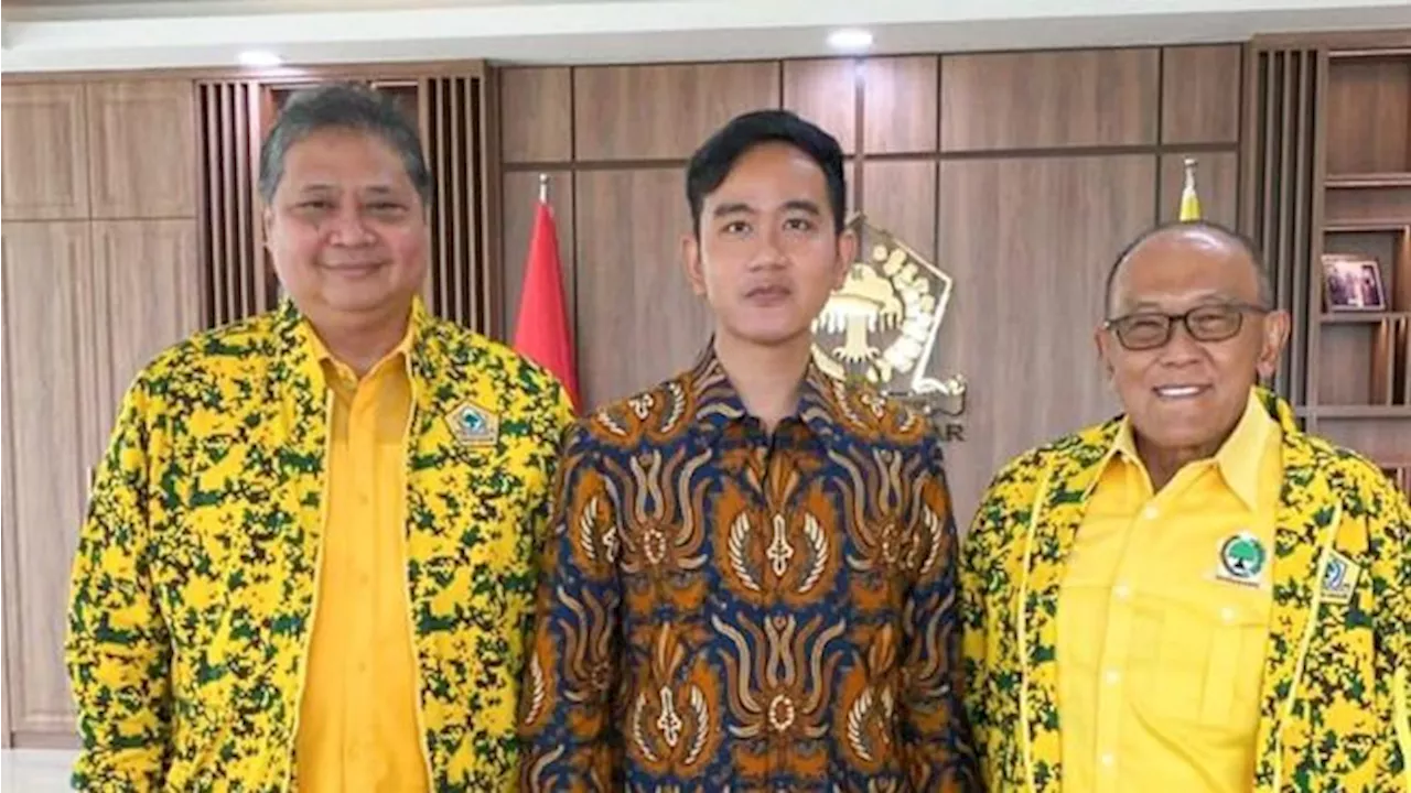 Airlangga Jawab Kabar Gibran PDIP Sudah Jadi Kader Golkar