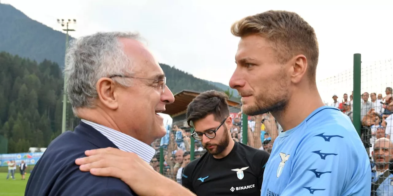 Lotito 'blinda' Immobile: 'È il capitano della Lazio, non si deve preoccupare'