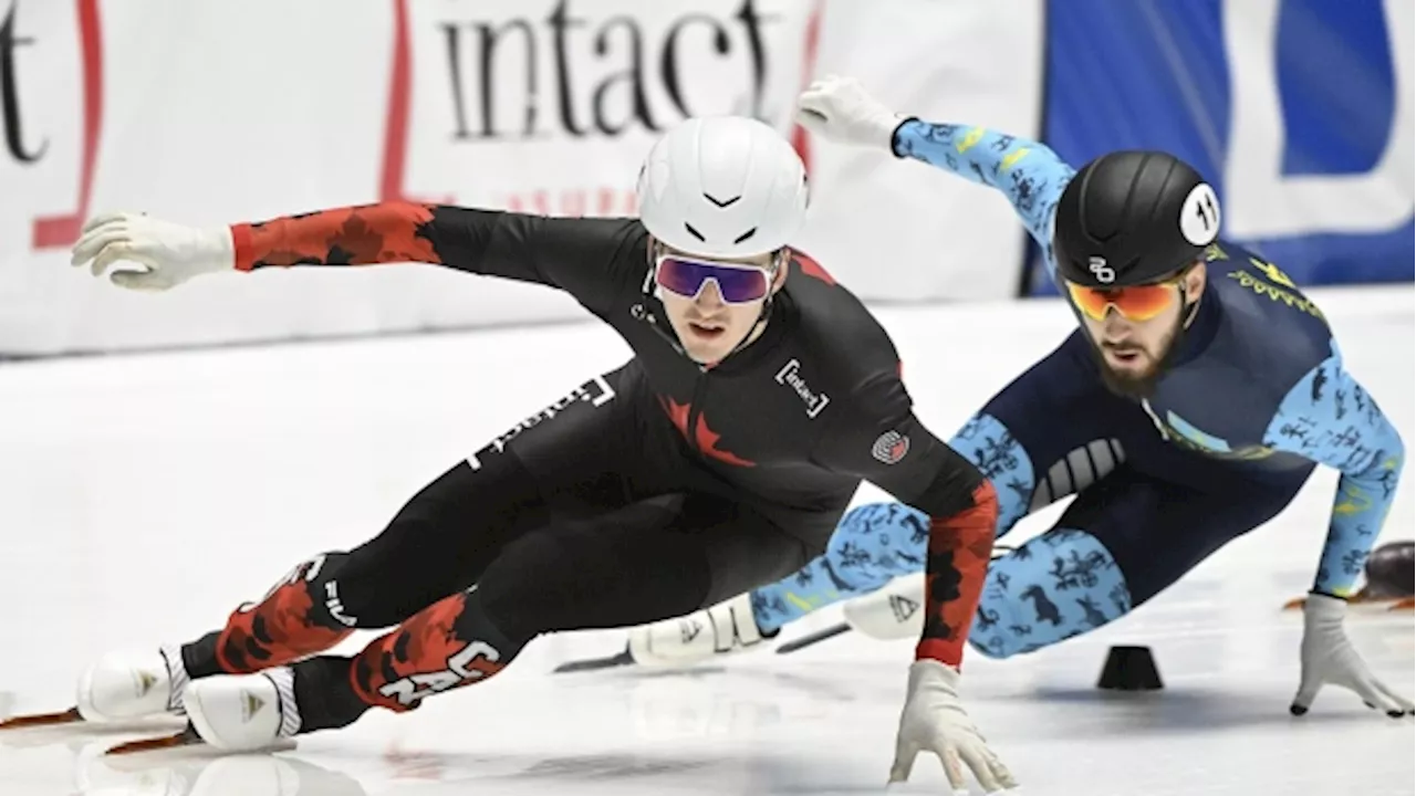 Canada sweeps gold in relays, adds two individual medals at short-track World Cup