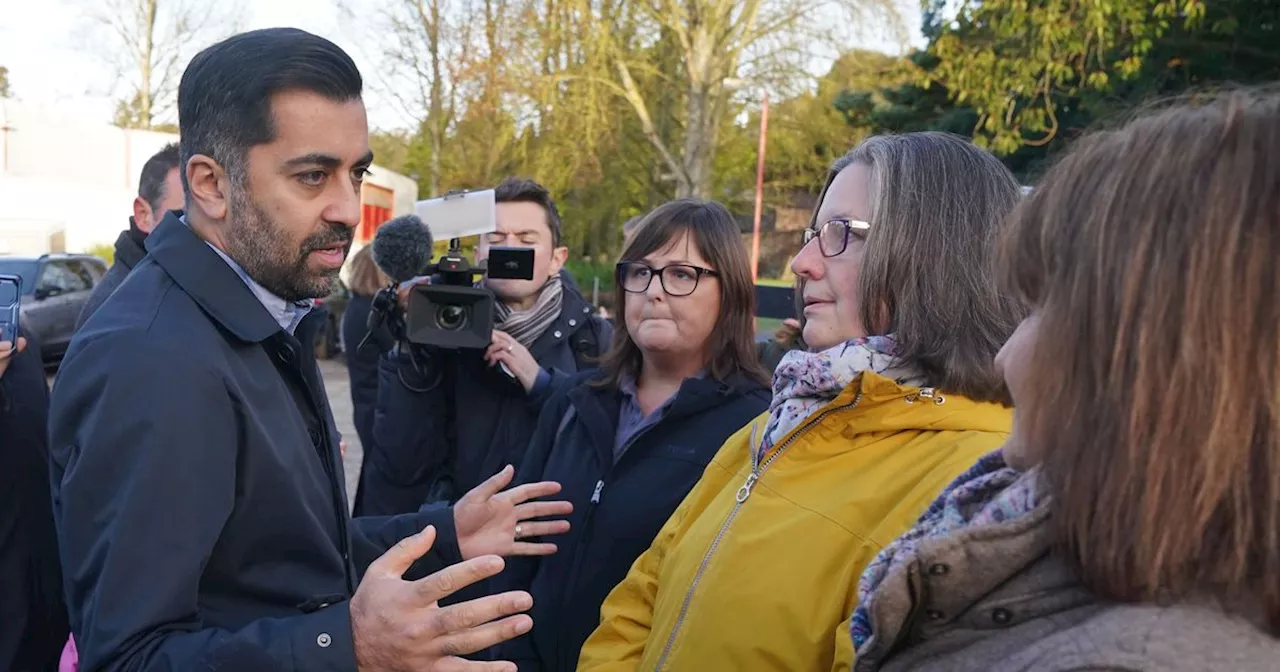 Humza Yousaf tells Brechin locals of 'long road to recovery' after Storm Babet