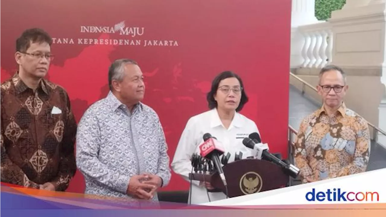 Sri Mulyani-Bos BI Laporan Kondisi Terkini Ekonomi RI ke Jokowi, Ini Isinya