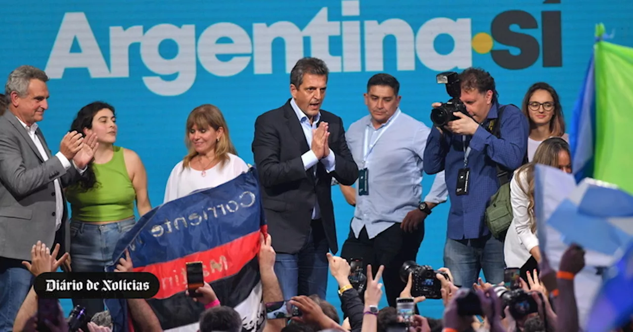 Massa vence primeira volta e vai disputar presidência da Argentina com Milei