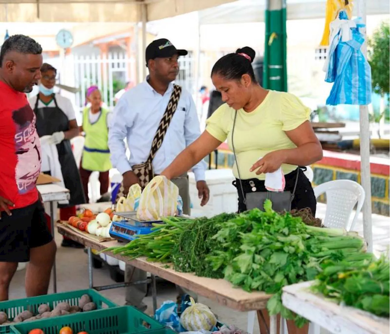 Mercado Campesino en el 7 de agosto benefició a más de 200 familias