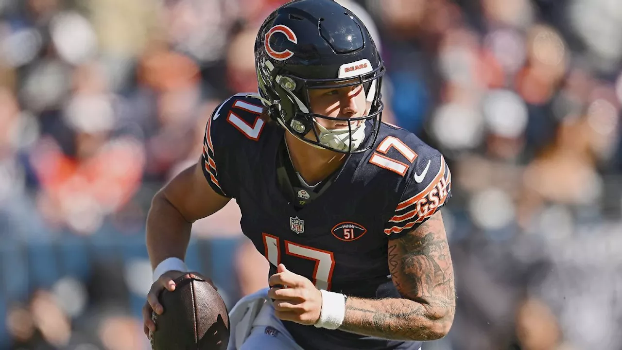 Rookie Tyson Bagent leads Bears to win in first career start