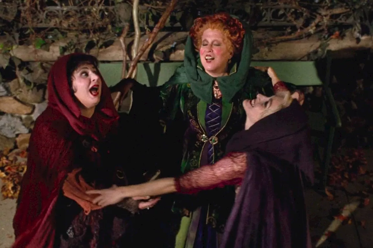 The iconic Hocus Pocus calming circle scene was actually improvised by Kathy Najimy