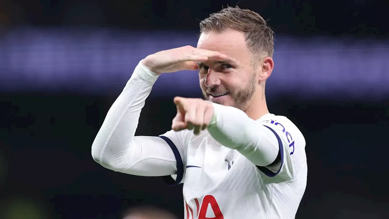 Tottenham 2-0 Fulham: Maddison breaks home duck as Spurs return to Premier League summit