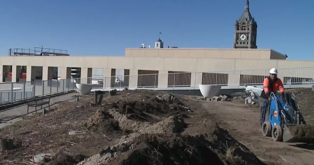 Salt Lake City library roof demolished to make repairs, build an oasis in $7.9 million project