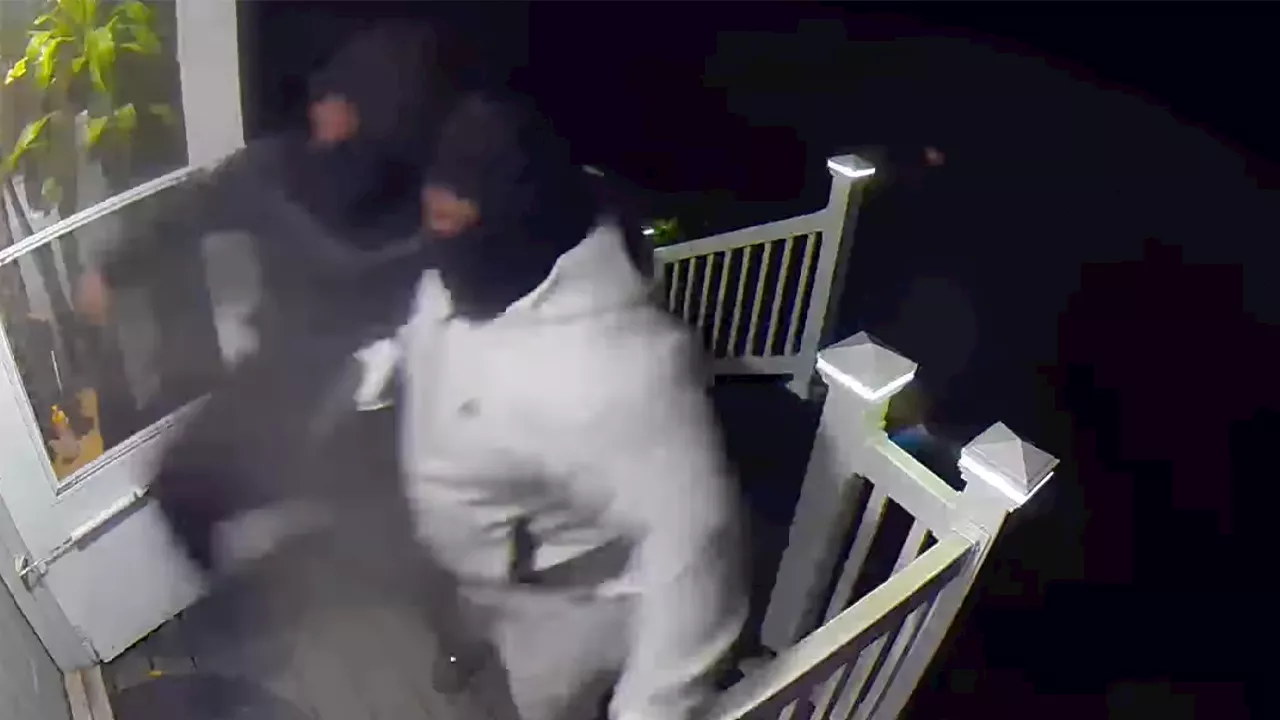 Armed homeowner sends would-be home invaders running for their lives: video