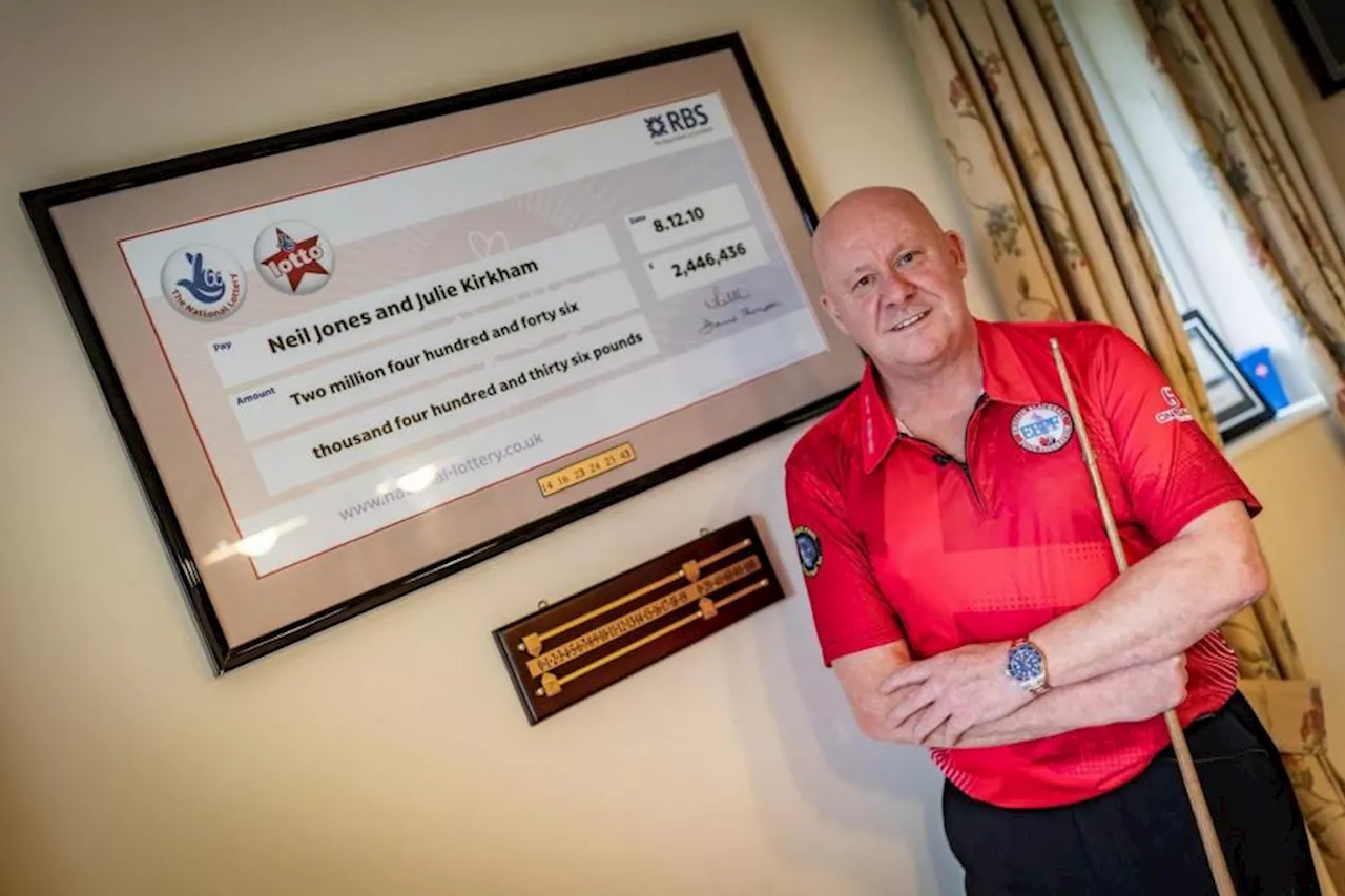 Lottery winner who used money to buy pool table now set to represent England