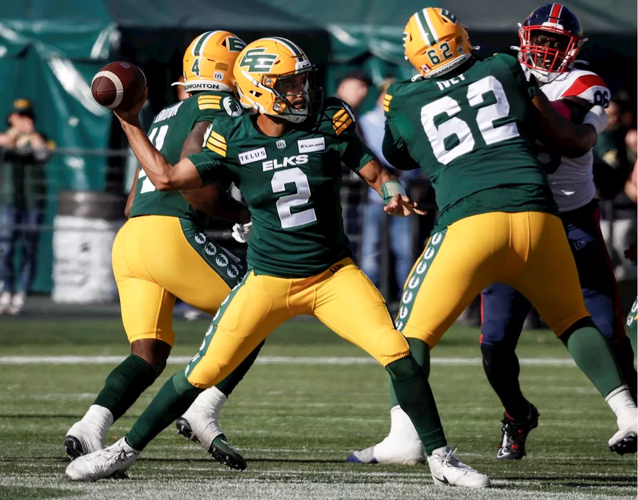 Quarterback Tre Ford one of few bright spots in dismal season for Edmonton Elks