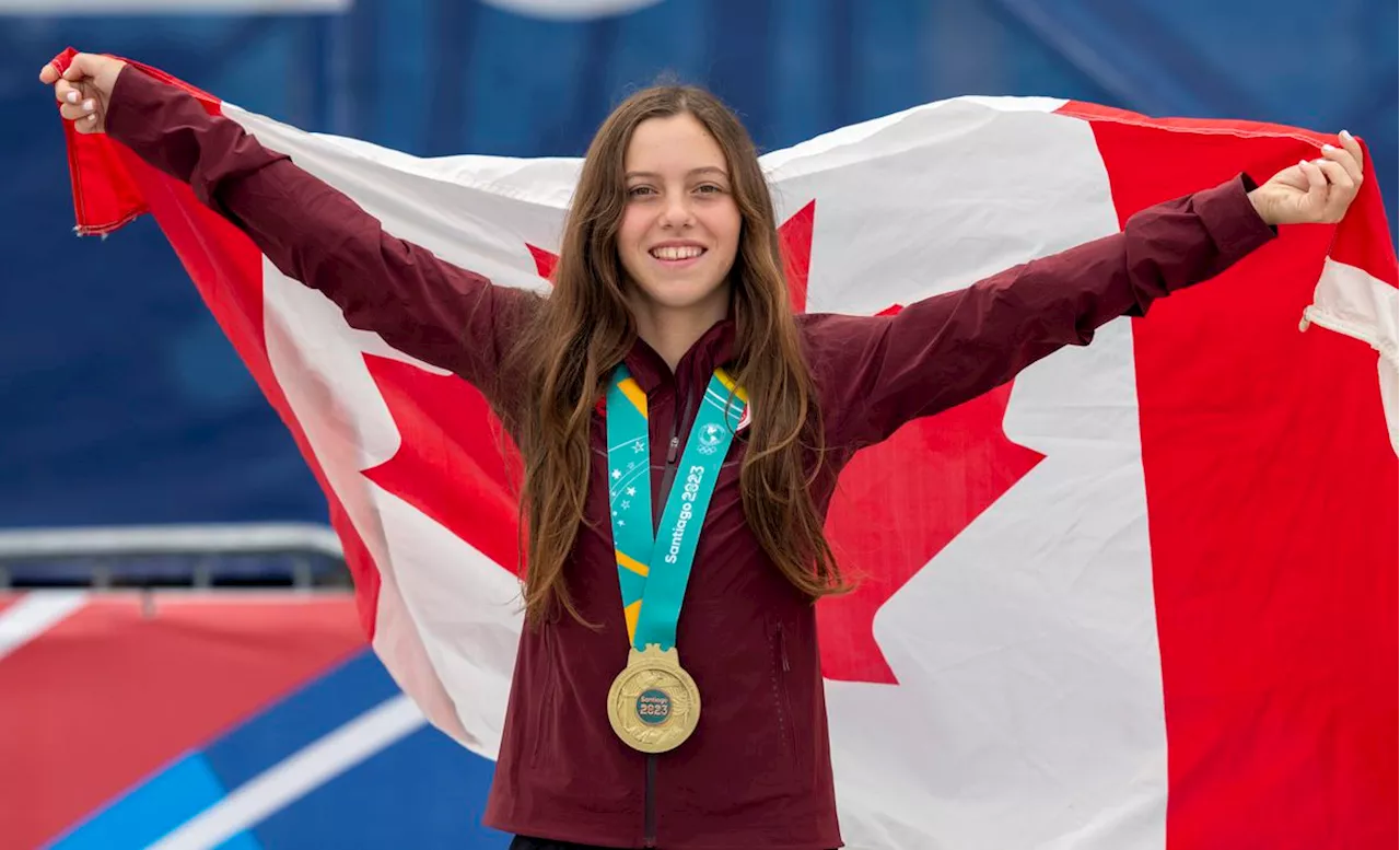 Toronto teenager Fay De Fazio Ebert wins Pan American Games skateboarding gold