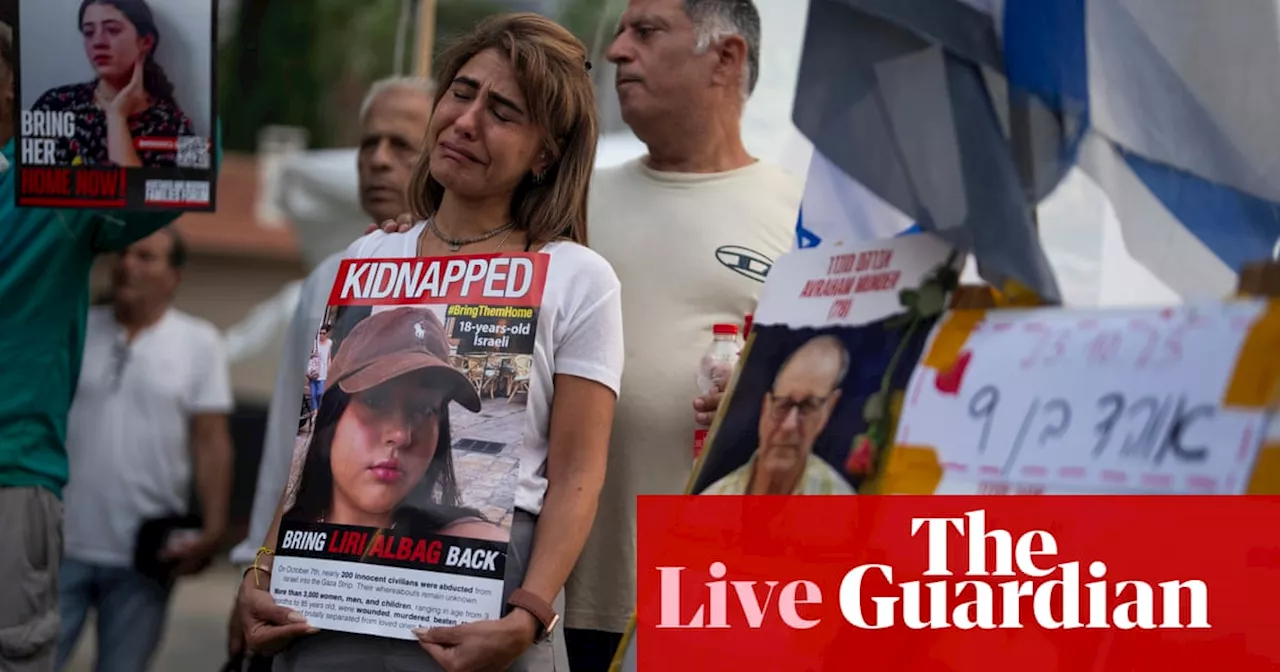 Israel-Hamas war live: UN human rights chief calls for ‘immediate humanitarian ceasefire’; Hamas releases two more hostages, Red Cross says