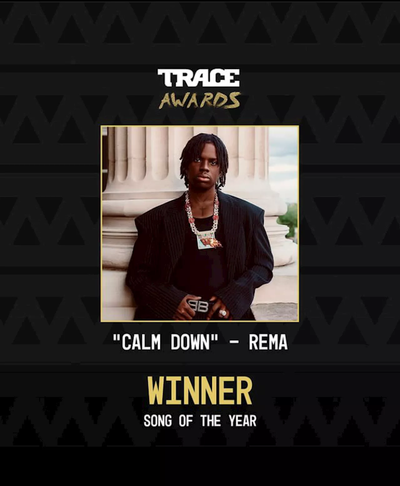 REMA Wins Song Of The Year; Trumps Davido, Burnaboy