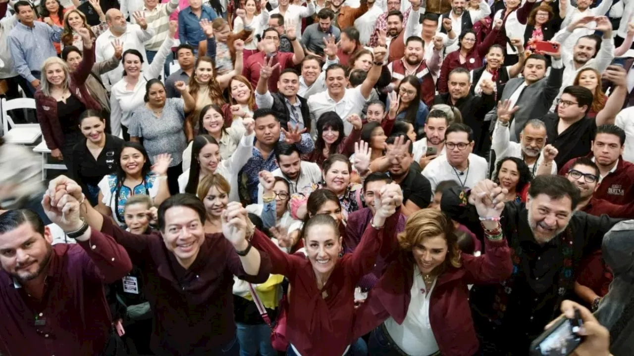 SUMA y Jóvenes con Claudia Sheinbaum refrendan su compromiso por la 4T