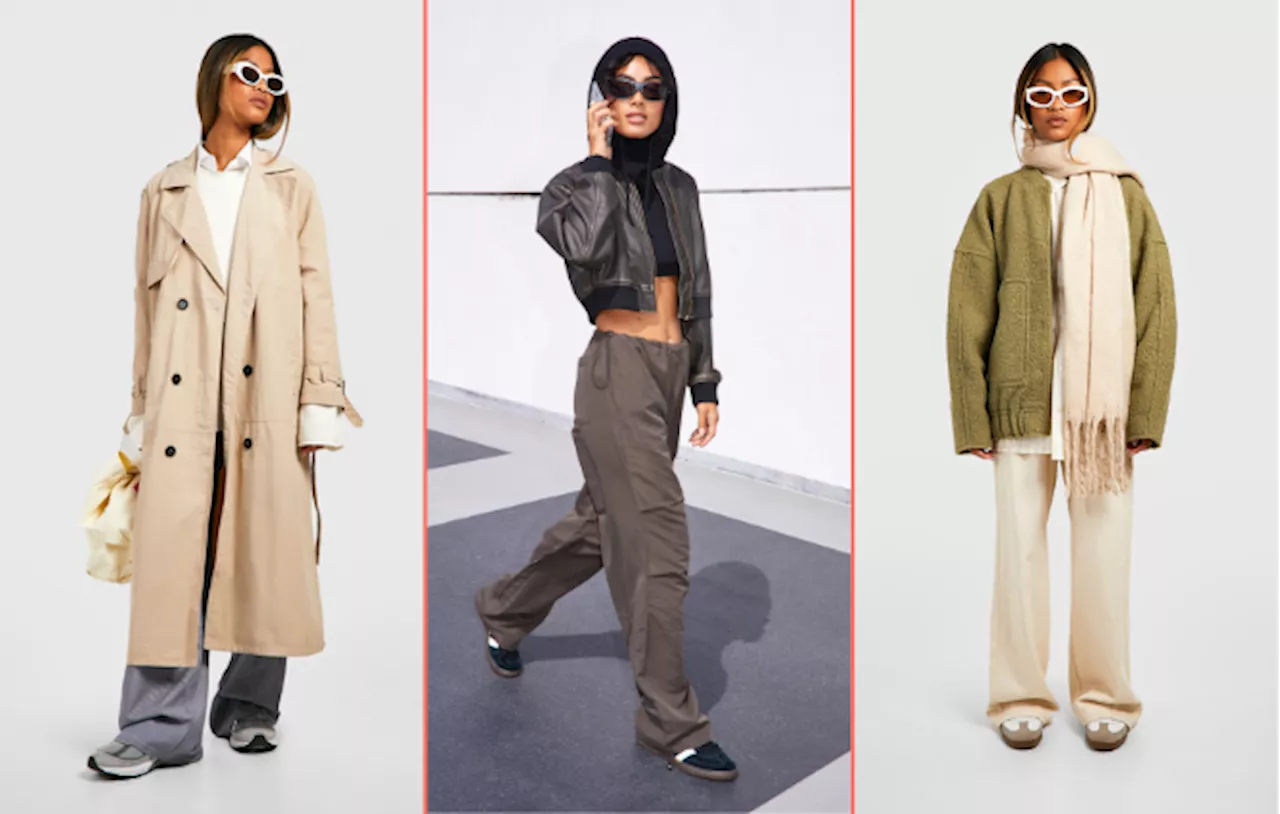 Boohoo’s budget-friendly autumn transitional pieces – from bomber jackets to cargo pants