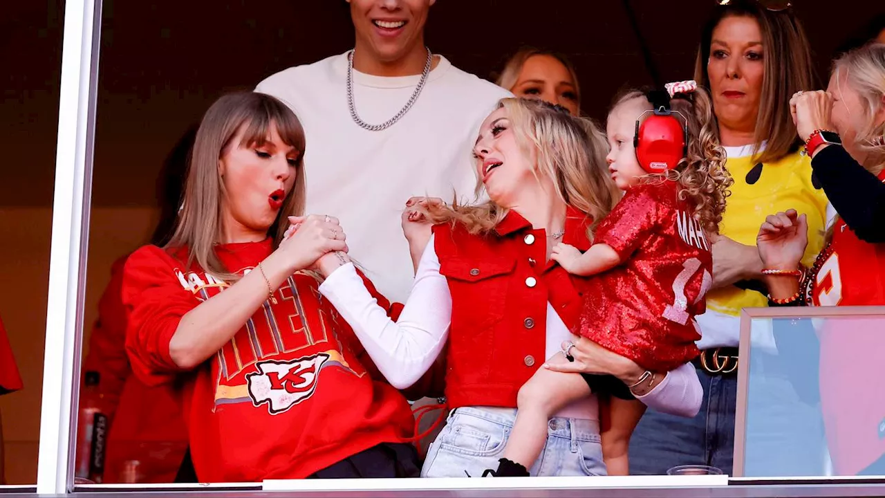 Taylor Swift and Brittany Mahomes Have Their Own Secret Handshake