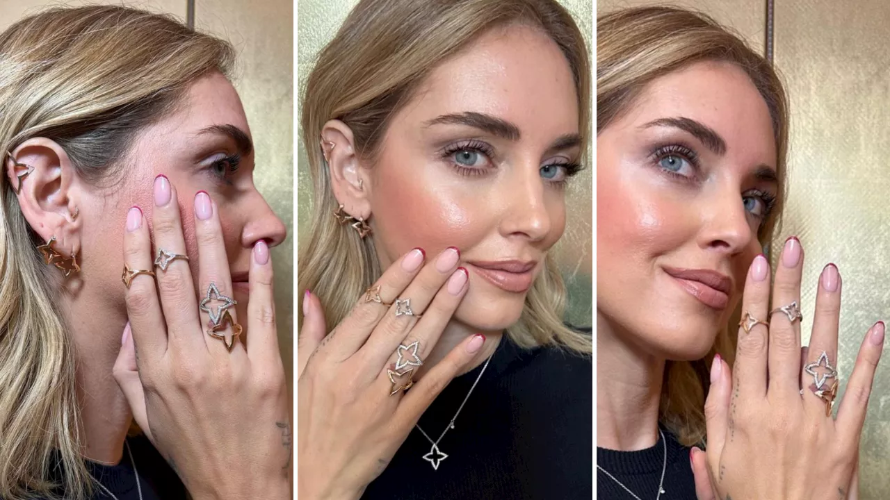 La nuova french manicure di Chiara Ferragni ci ricorda che Natale è molto vicino