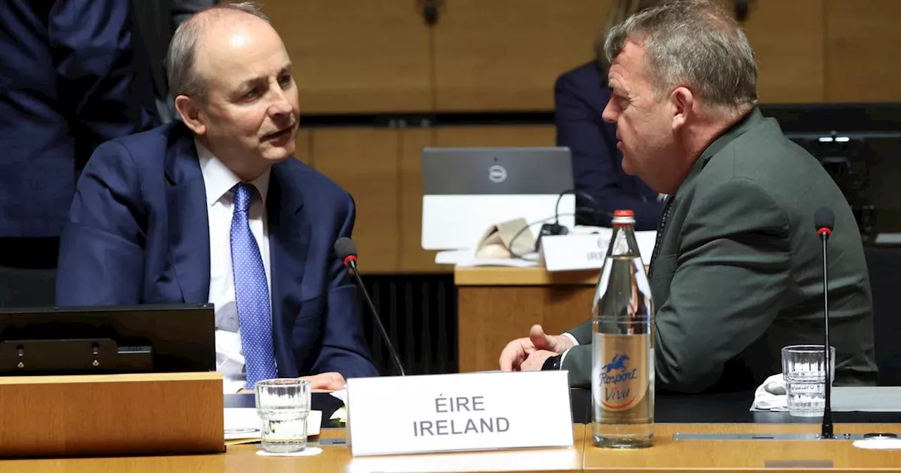 Ireland pushes for humanitarian ceasefire at meeting of EU foreign ministers