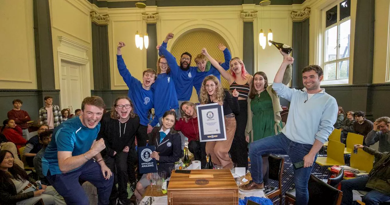 TCD’s ‘Hist’ wins Guinness World Record for marathon debate